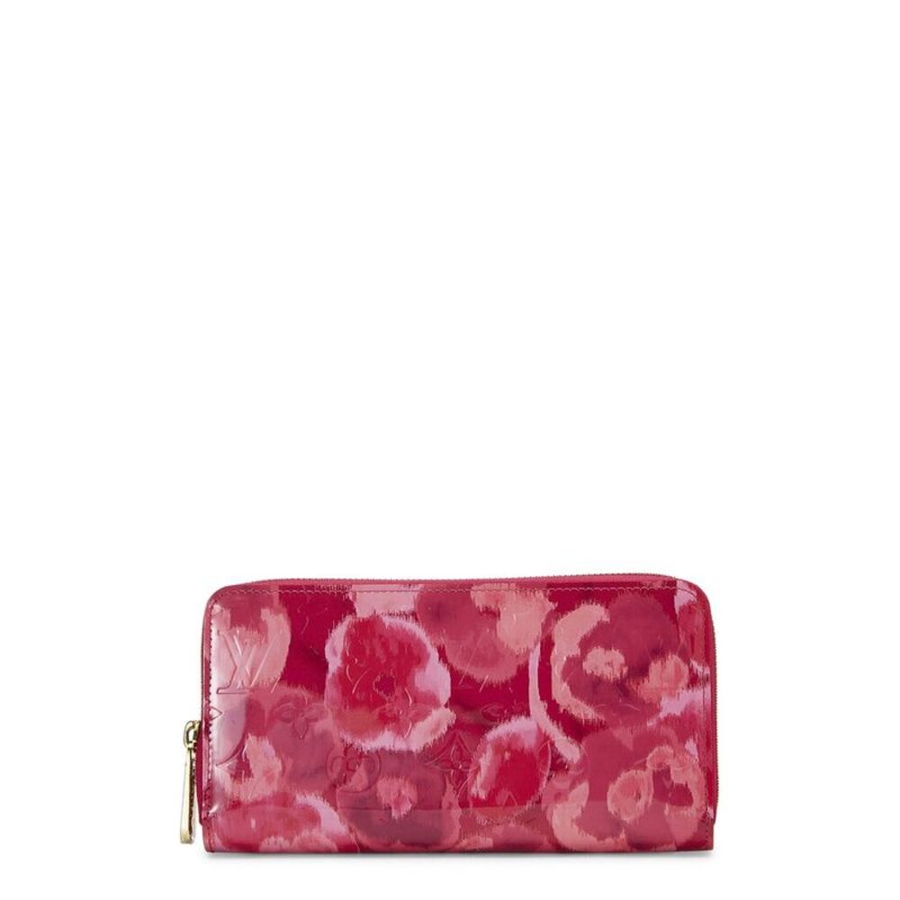 Louis Vuitton Pink Monogram Vernis Ikat Zippy Continental Wallet